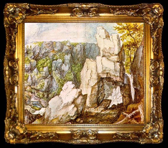 framed  SAVERY, Roelandt Rocky Landscape st, ta009-2